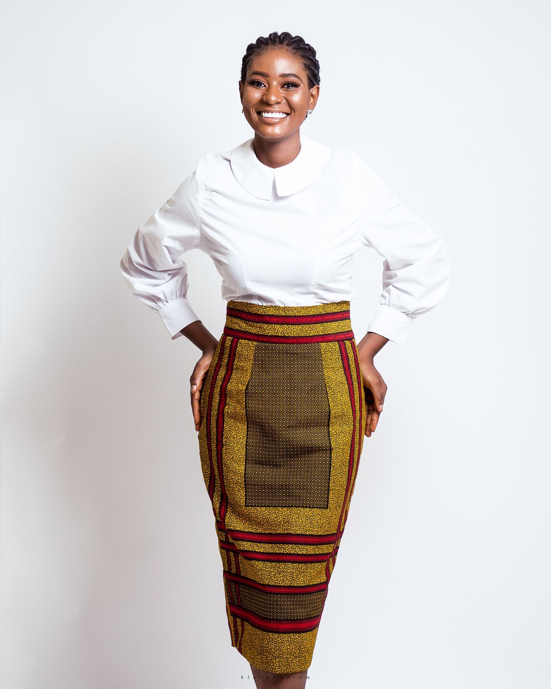 Ankara midi skirt