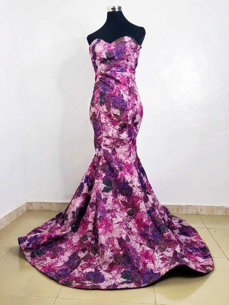 A Mayowa Oye full mermaid dress