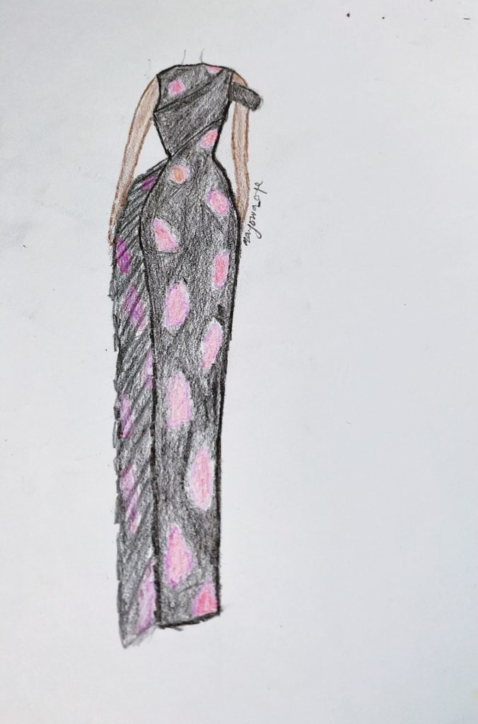 A Mayowa Oye fashion sketch