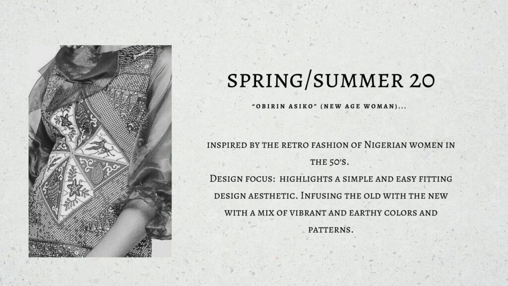 Spring/Summer 20 collection