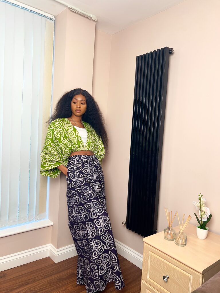 Two piece pants and top set